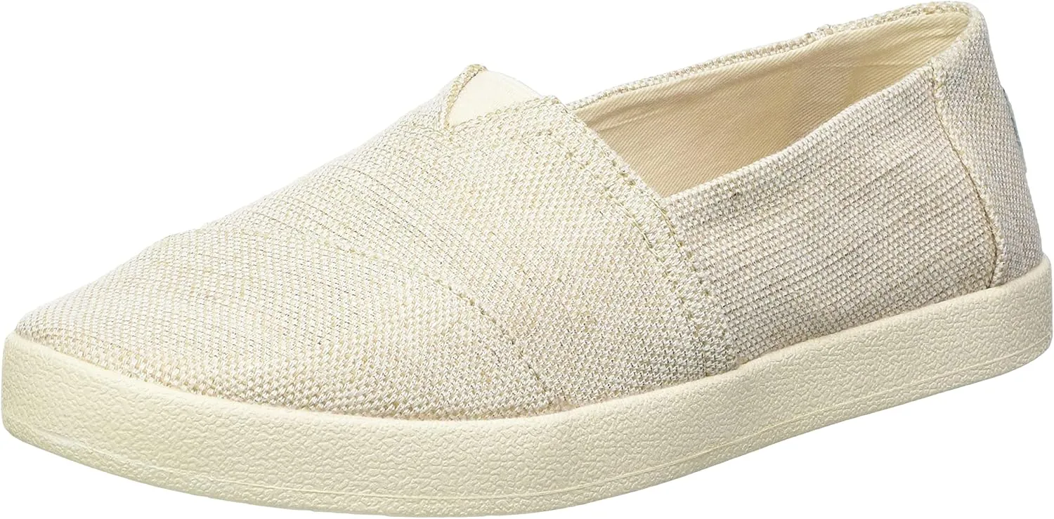 TOMS Womens Avalon Leopard Slip On Sneakers Shoes Casual - Brown