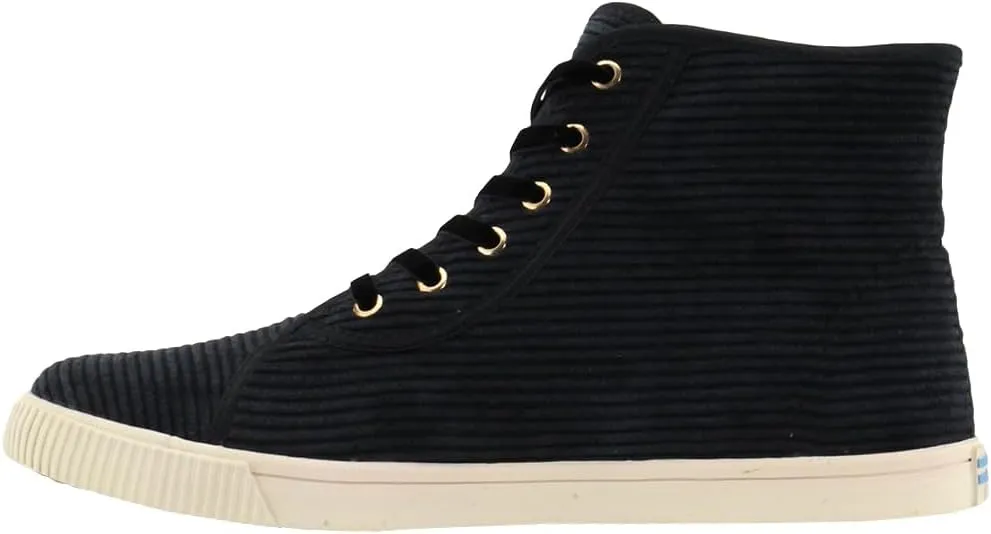 TOMS Womens Camarillo High Sneakers Shoes Casual - Black