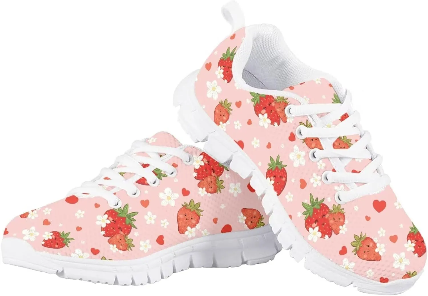 Trendy Girls Running Shoes Cute Sneakers for Kids School Athletic Shoes