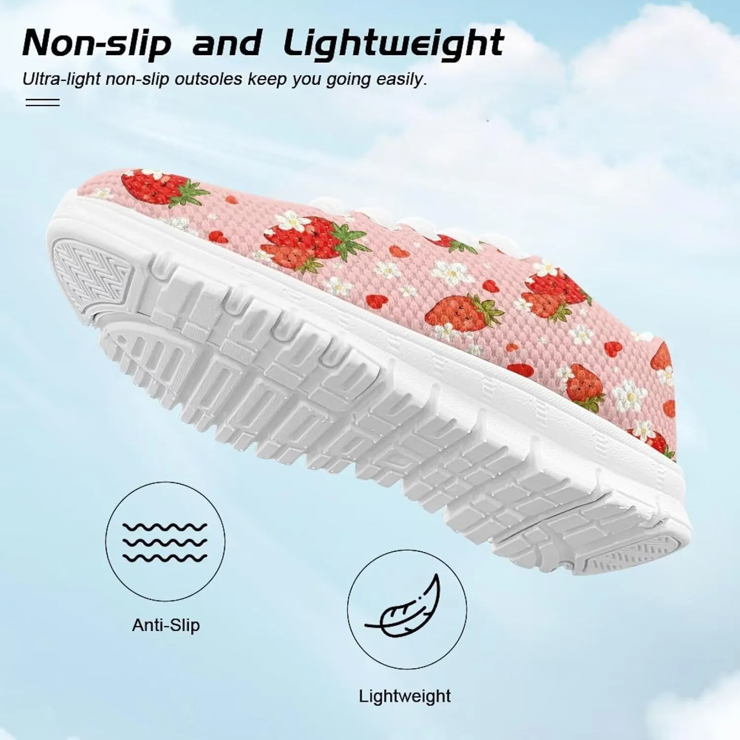 Trendy Girls Running Shoes Cute Sneakers for Kids School Athletic Shoes