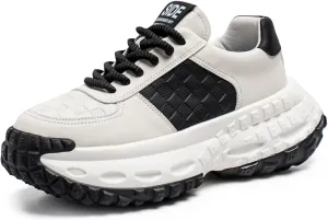 Trendy Men's Fashion Chunky - Sole Sneakers with Unique Design - Ideal for Sports, Walking and Casual Wear, Combining Style and Comfort