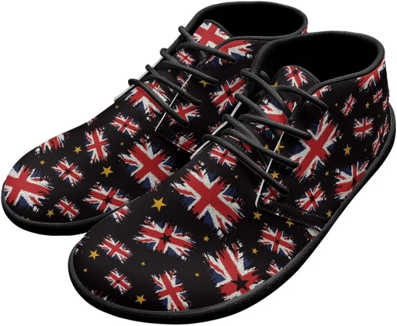 Trendy Womens Barefoot Shoes Leather Shoes for Women Low Top Sneakers