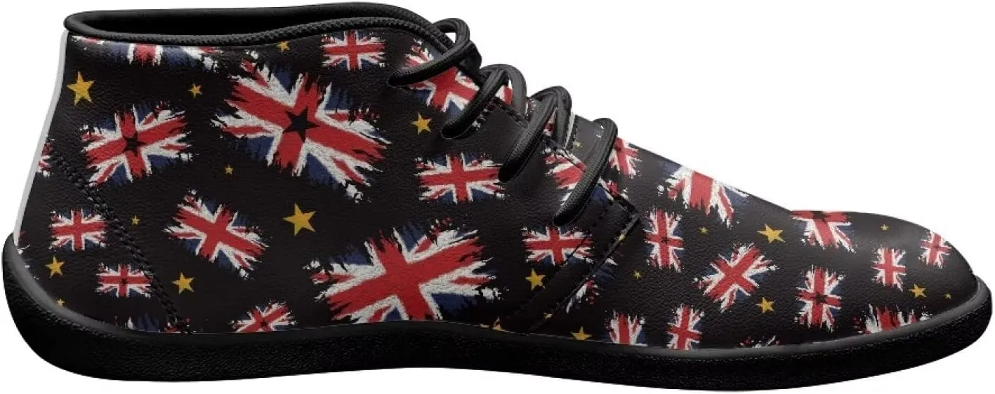 Trendy Womens Barefoot Shoes Leather Shoes for Women Low Top Sneakers