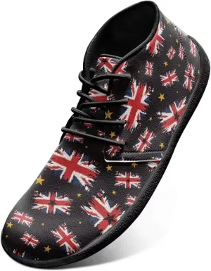 Trendy Womens Barefoot Shoes Leather Shoes for Women Low Top Sneakers