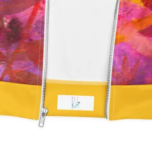 Tropical Escape Unisex Bomber Jacket – Vibrant & Bold