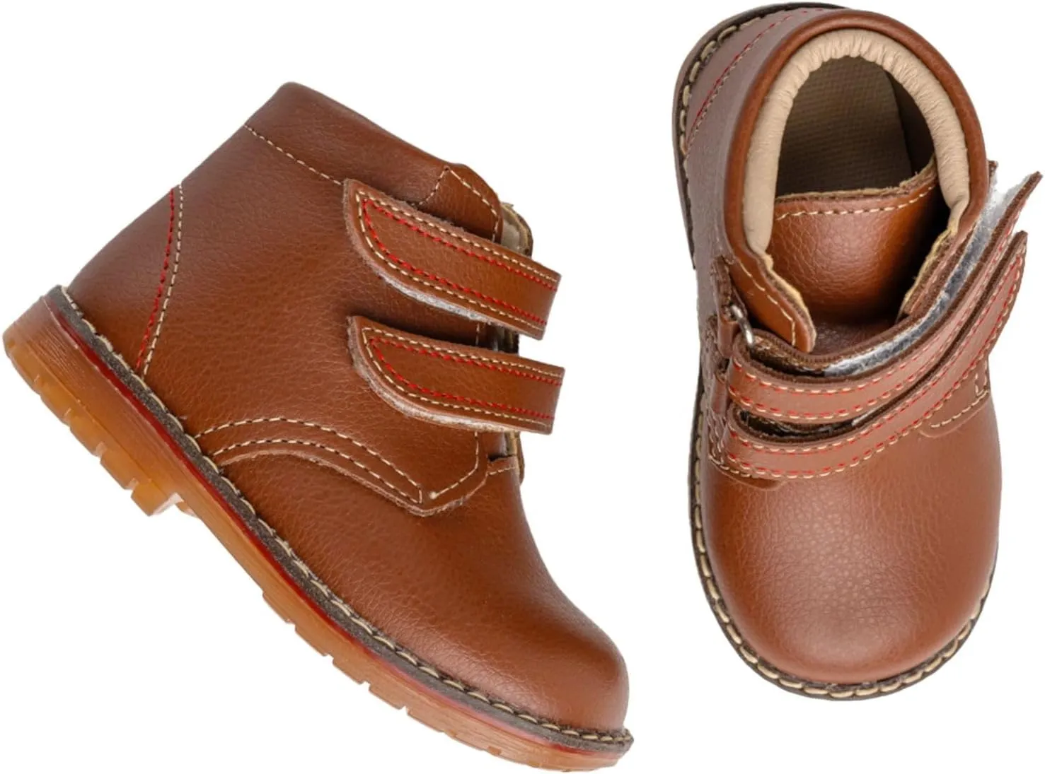 Tyaggo Baby Walking Shoes Lightweight Non-Slip First Walker Shoes with Ankle Support Baby Shoes for Boys Girls