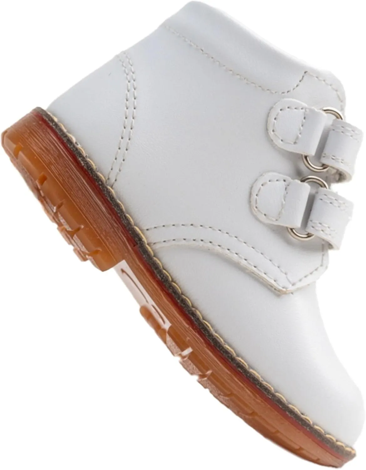 Tyaggo Baby Walking Shoes Lightweight Non-Slip First Walker Shoes with Ankle Support Baby Shoes for Boys Girls