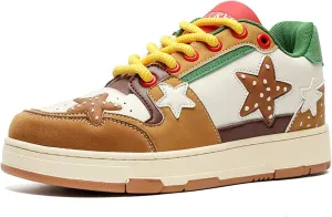 Unisex Stars Casual Walking Shoes Women's Cute Fashion Platform Chunky Sneakers Trendy Comfortable Men's Tennis