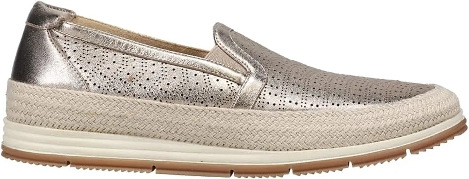 VANELi Womens Quasar Perforated Espadrille Slip On Sneakers Shoes Casual - Off White