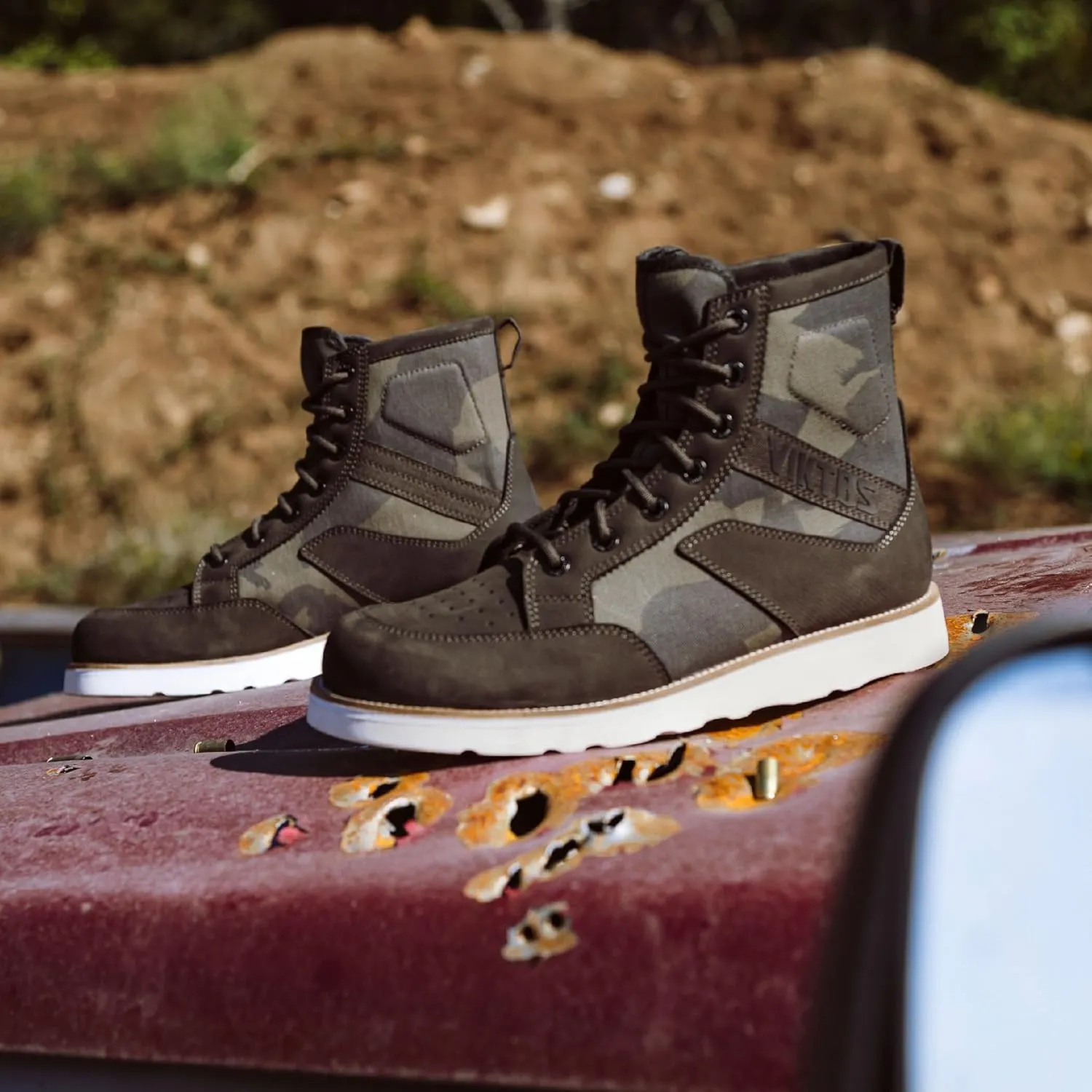 VIKTOS Men's Versatile Outdoor Durable Breathable Water-Resistant Nubuck Leather 1911 Retro Boots