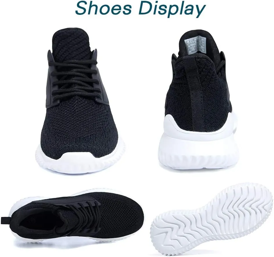 Walking Shoes for Men Sneakers - Slip on Memory Foam Running Tennis Shoes for Athletic Workout Gym Jogging Indoor Outdoor Lightweight Breathable Casual Sneakers