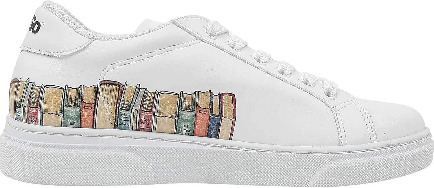 White Sneakers for Kids - Vegan Leather and Unique Design Fashion Sneakers for Kids