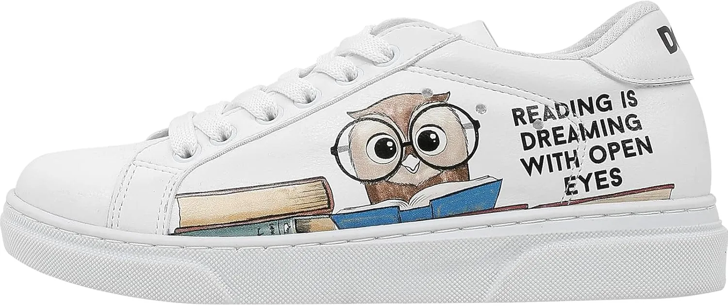 White Sneakers for Kids - Vegan Leather and Unique Design Fashion Sneakers for Kids