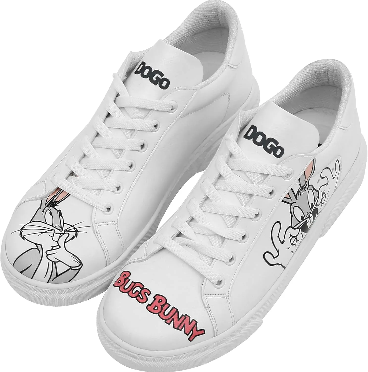 White Sneakers for Women - Handmade Women's Fashion Sneakers, Vegan Leather and Unique Design, Comfortable Shoes for Women, Ace Sneakers