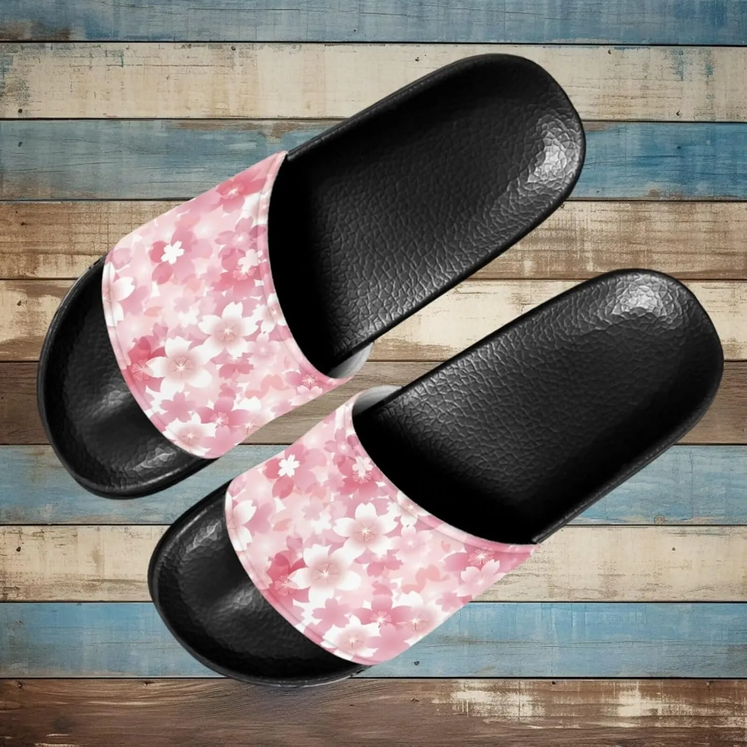 Women Non Slip Beach Sandals Summer Open Toe Slide Sandal Indoor Slippers Summer Soft Sole Bathroom Slippers