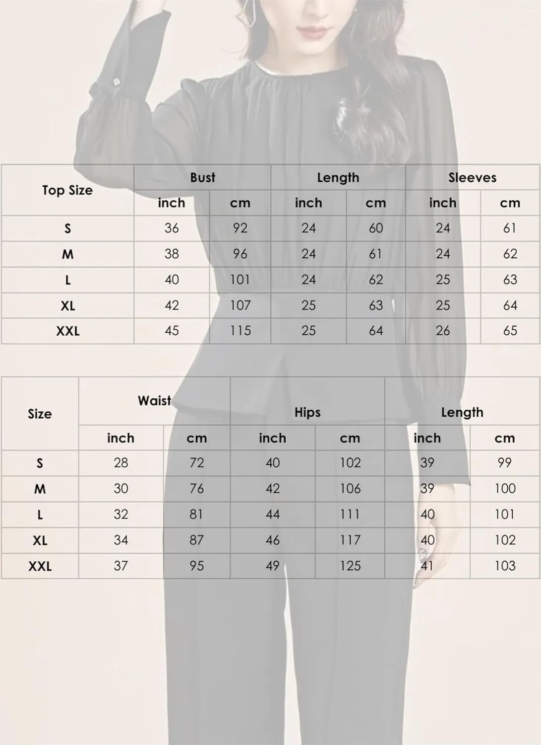Women's 2025 Summer Black Two Piece Outfits Solid Color Slightly Transparent Long Sleeve Top Straight Pants Office Outfits