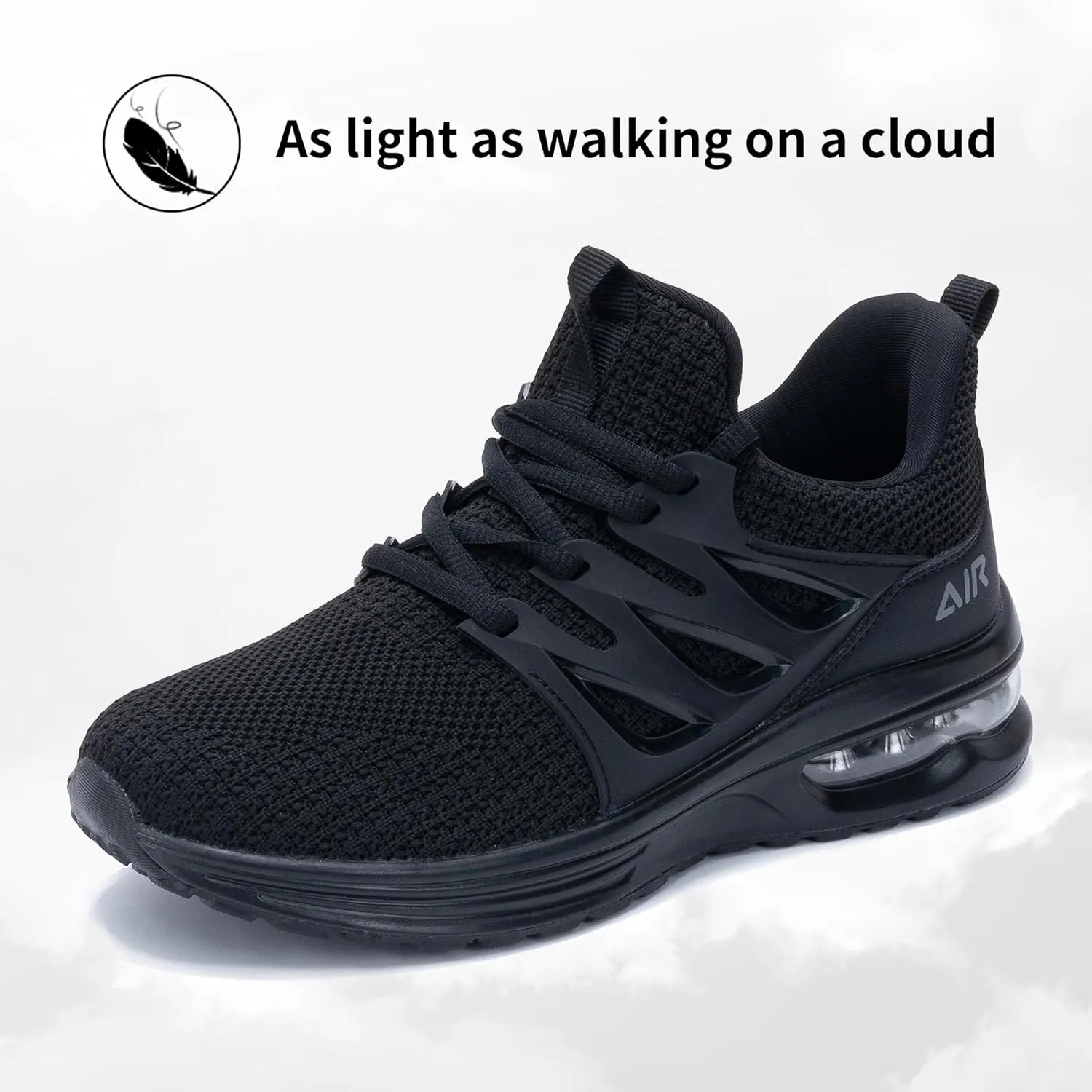 Women's Air Running Shoes Athletic Tennis Walking Slip On Shoes Lightweight Casual Sneakers for Gym Jogging Workout US Size 5.5-11
