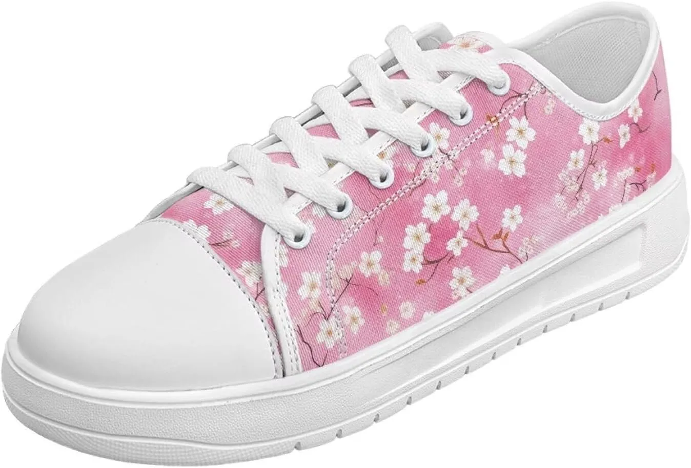Womens Canvas Sneakers Flower Shoes for Women Lightweight & Comfort Casual Shoes