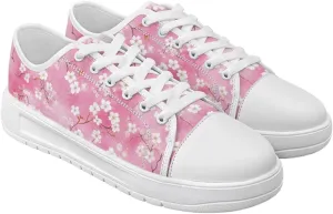 Womens Canvas Sneakers Flower Shoes for Women Lightweight & Comfort Casual Shoes