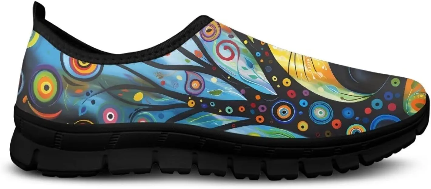 Women's Casual Sneakers Slip on Shoes Women Low Top Canvas Loafers for Walking Outdoor