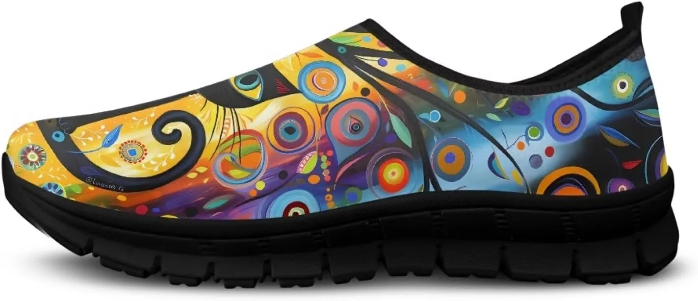 Women's Casual Sneakers Slip on Shoes Women Low Top Canvas Loafers for Walking Outdoor
