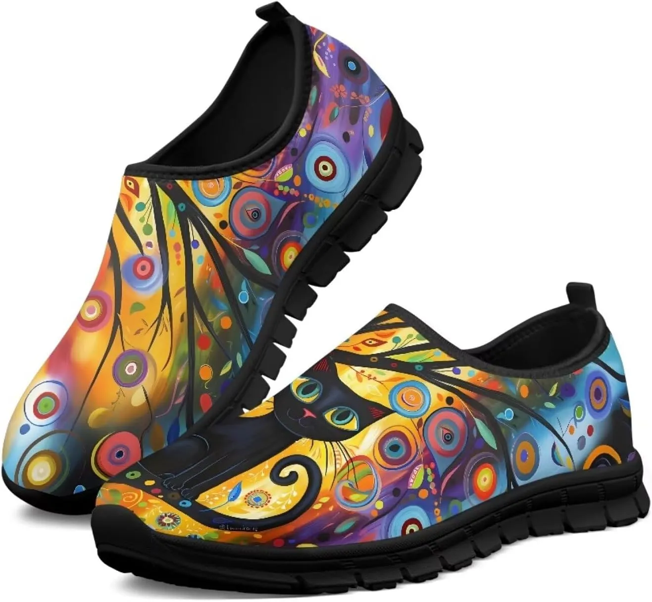 Women's Casual Sneakers Slip on Shoes Women Low Top Canvas Loafers for Walking Outdoor