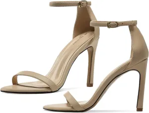 Women's High Stilettos Heels for Women Open Toe Strap Pump Heeled Sandals Wedding Bridal Party Prom Dress Shoes