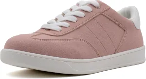 Women's Lace Up Trendy Sneaker Classic Fashion Low Top Walking Shoes