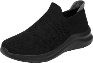 Womens Ladies Walking Running Shoes Slip On Lightweight Running Shoes for Men Wide Women Shoes Casual Waterproof Sneakers Red Tennis Shoe Trainers Shoe