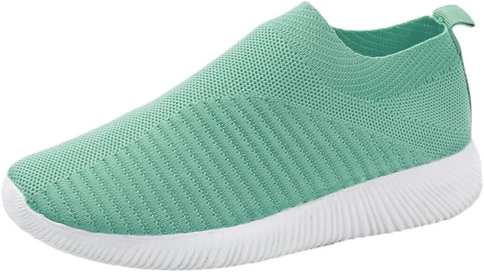 Women's Lightweight Slip On Walking Running Shoes Tennis Shoes Womens Lether Men Casual Dress Shoes Women Shoes Sneakers Steel Toe Tennis Shoe Loafers Shoe