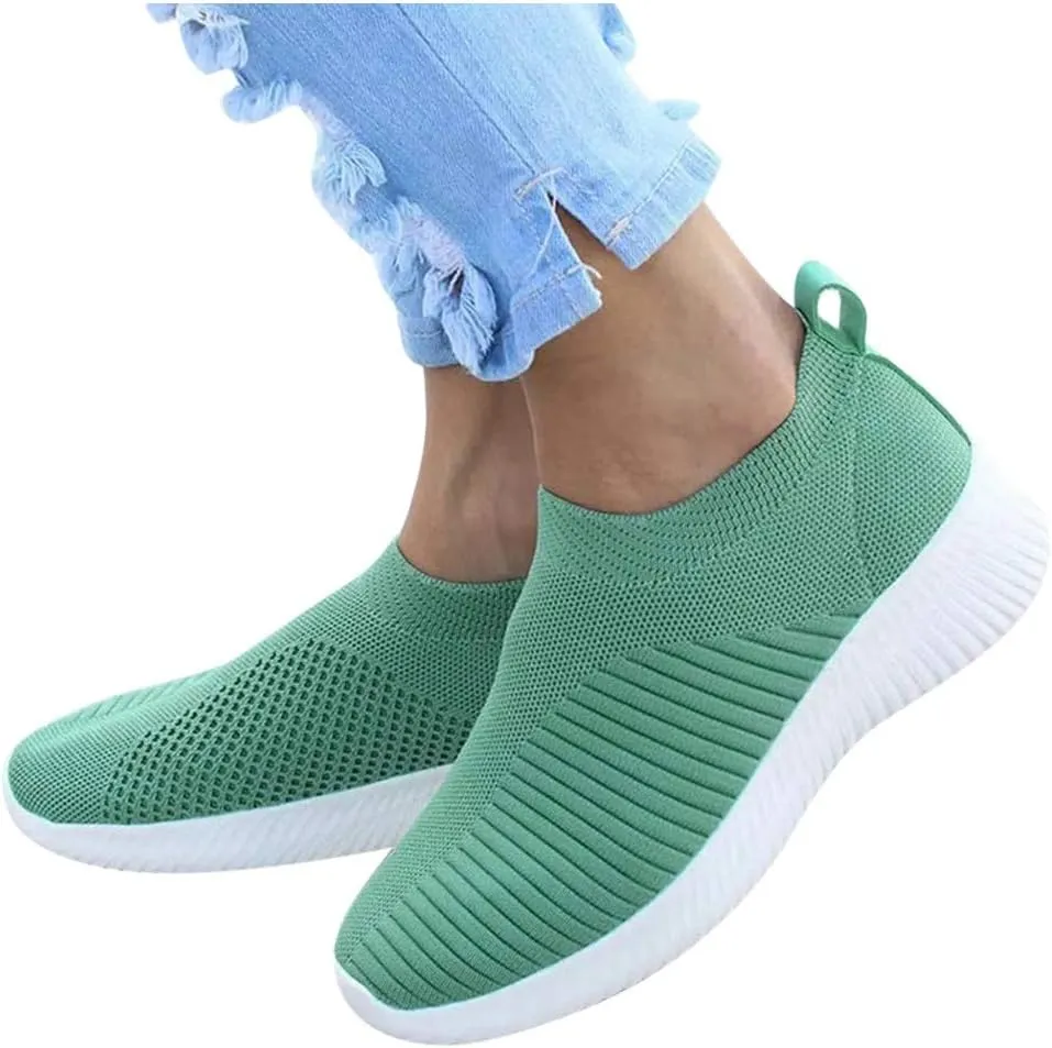 Women's Lightweight Slip On Walking Running Shoes Tennis Shoes Womens Lether Men Casual Dress Shoes Women Shoes Sneakers Steel Toe Tennis Shoe Loafers Shoe
