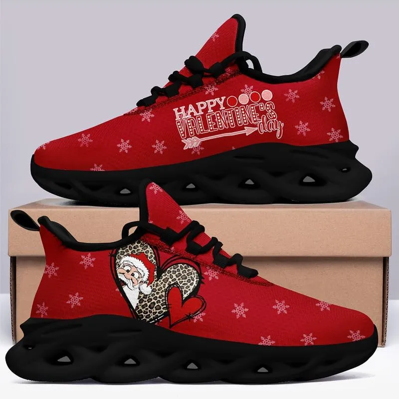 Women's Love Print Sneakers, Lightweight Breathable Casual Walking Shoes – Trendy Romantic Heart Design Athletic Sneakers