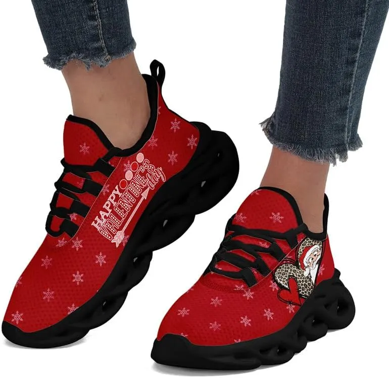 Women's Love Print Sneakers, Lightweight Breathable Casual Walking Shoes – Trendy Romantic Heart Design Athletic Sneakers