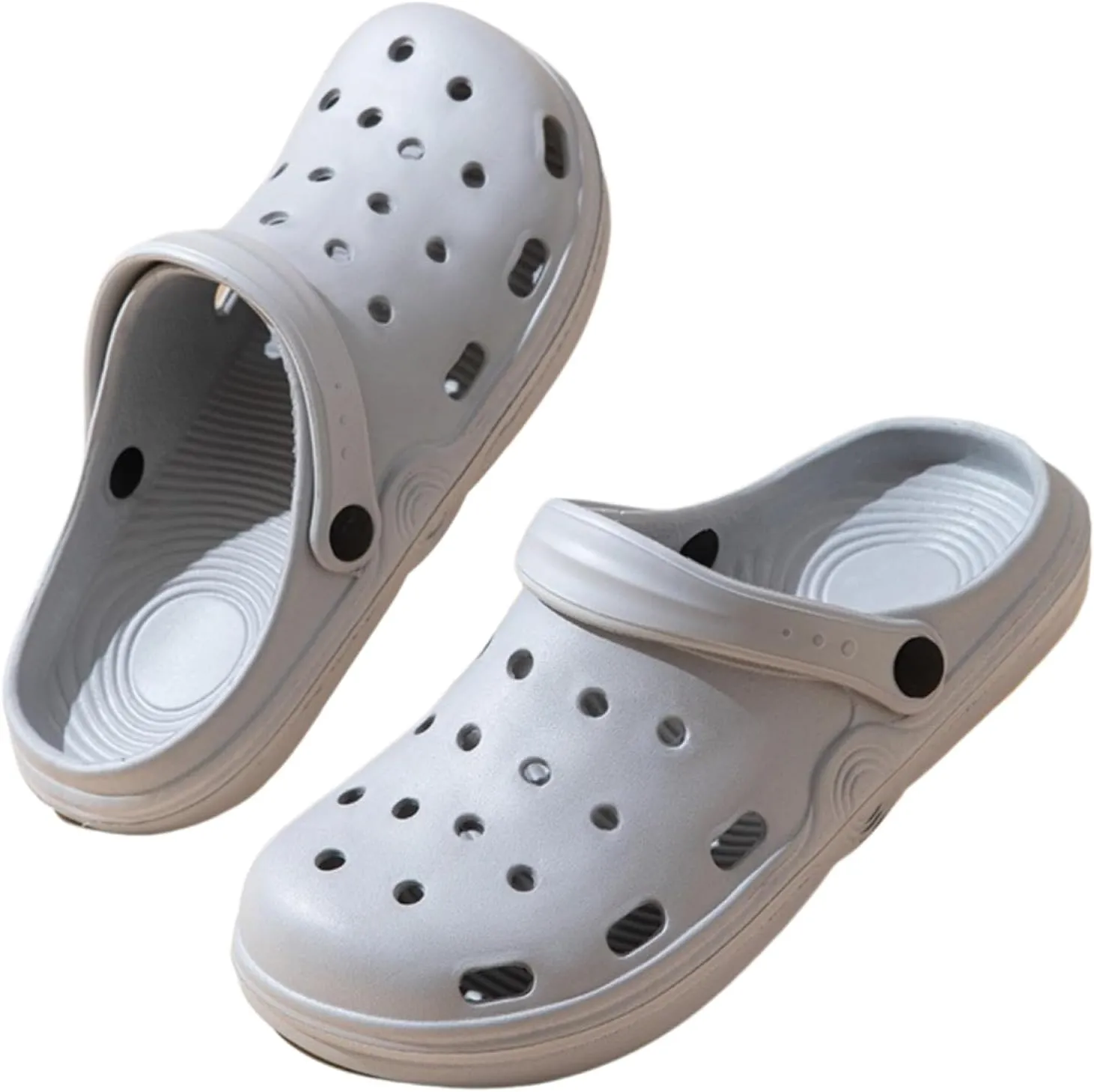Womens Mens Garden Clogs Sandals Women Slide Sandals Mens Sandals Lightweight Beach Shoes Waterproof Indoor&Outdoor Slippers Breathable Slip-on Slides for Men & Women