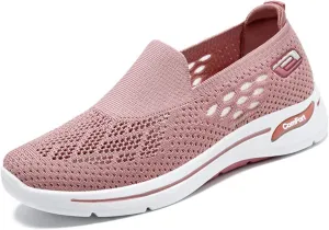 Women's Mesh Shoes Lightweight Comfortable Loafers for Women Casual Breathable Outdoor Walking Shoes Slip On Sneakers