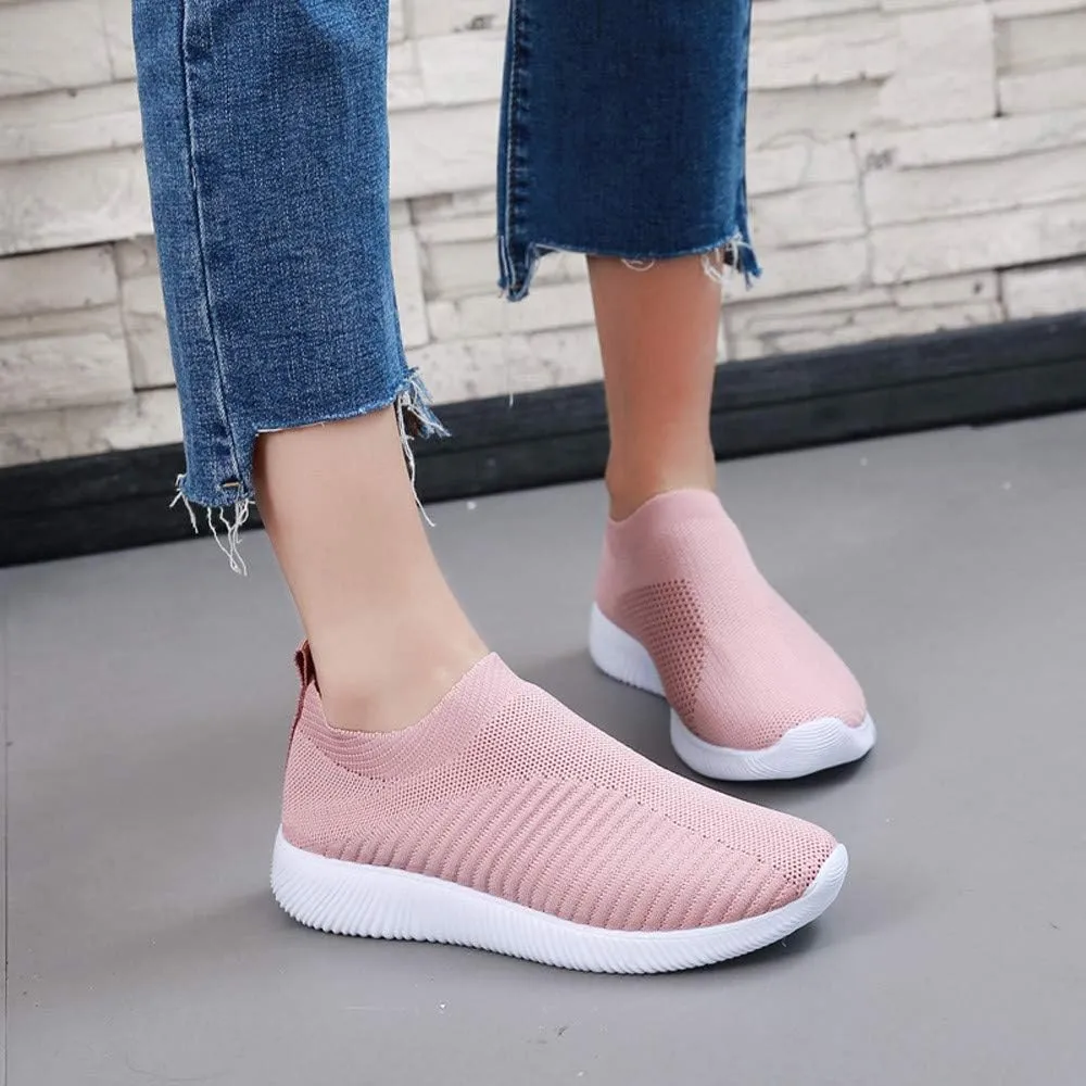 Womens Running Shoes Lightweight Tennis Shoes Non Slip Walking Shoes Women Wide Casual Slip On Shoes Casual Sneakers Waterproof Tennis Shoe Loafers Shoe