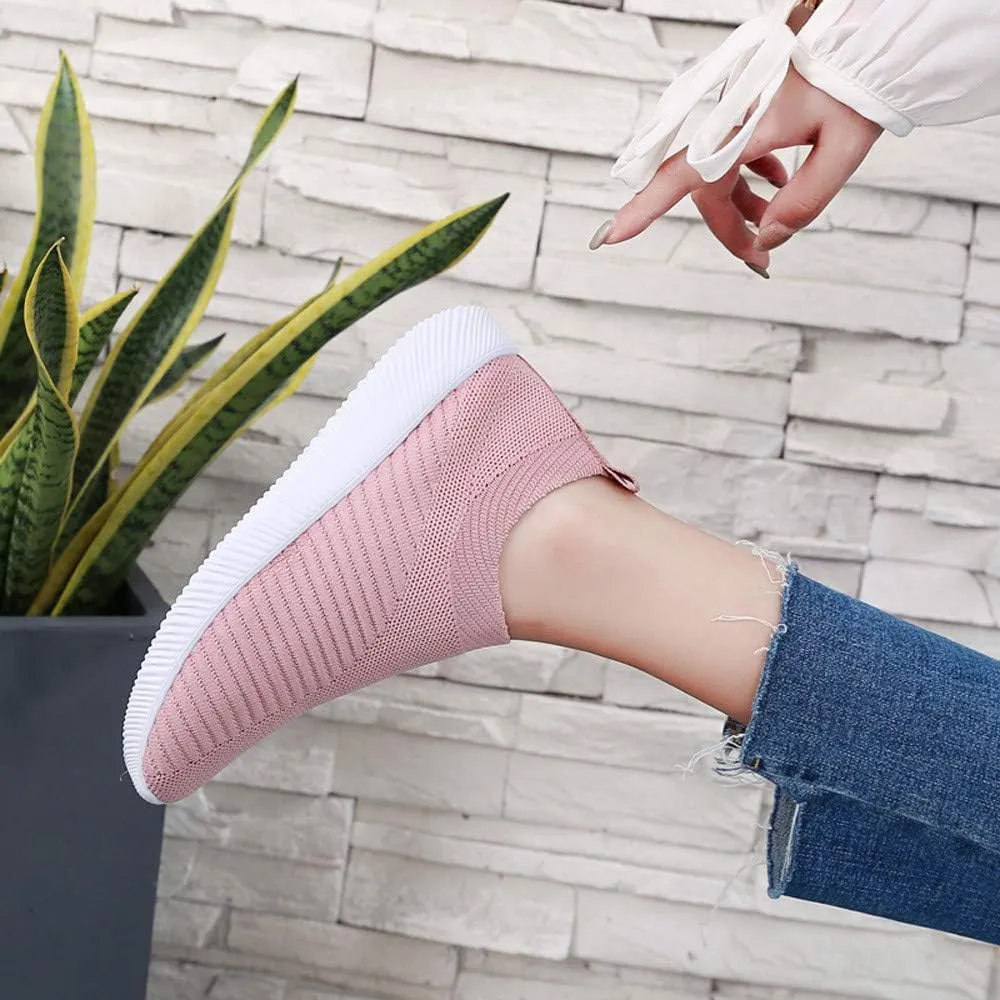 Womens Running Shoes Lightweight Tennis Shoes Non Slip Walking Shoes Women Wide Casual Slip On Shoes Casual Sneakers Waterproof Tennis Shoe Loafers Shoe