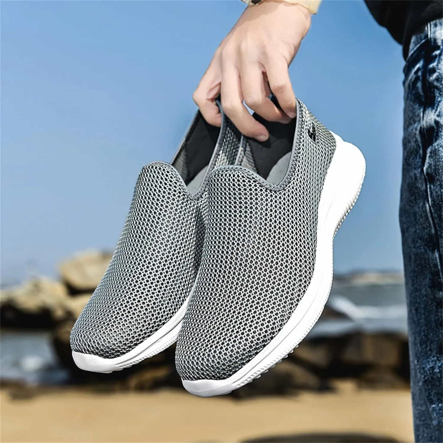 Womens Running Shoes Slip-on Walking Sneakers Tennis Shoes Men Wide Feet Ladies Casual Shoes Casual Sneakers Steel Toe Tennis Shoe Loafers Shoe