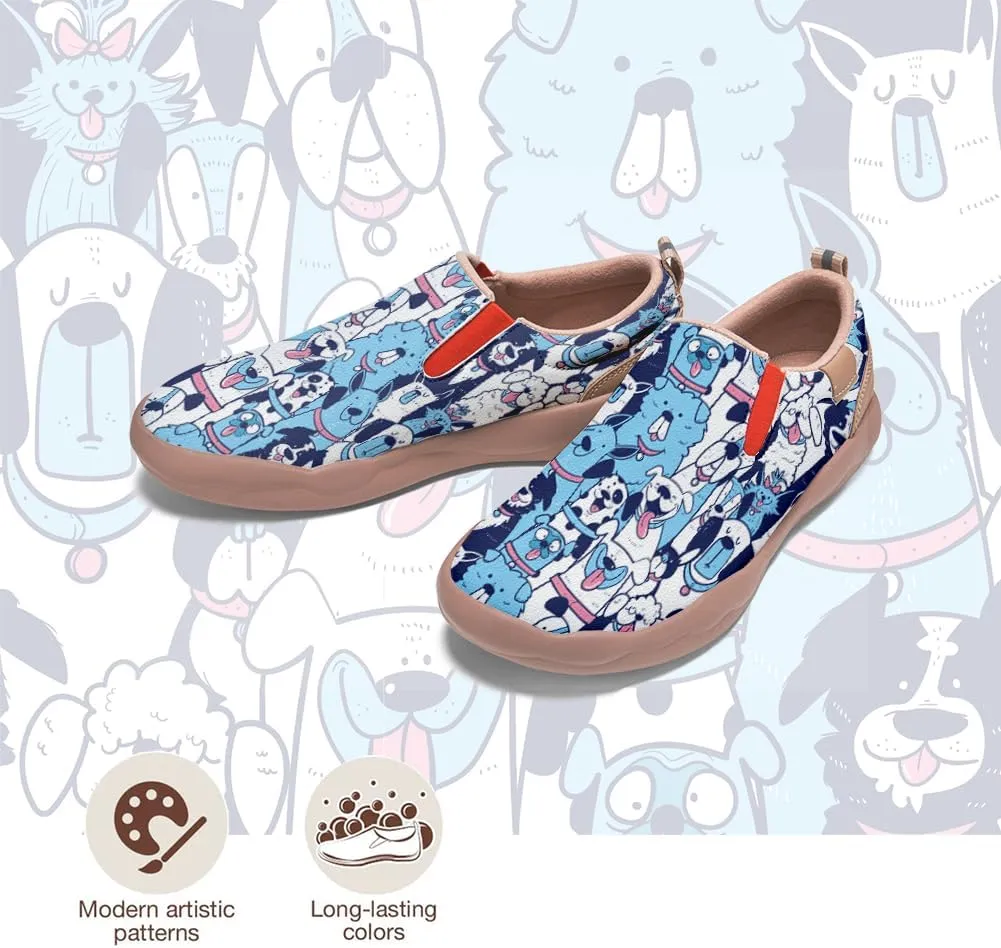 Women's Slip On Sneakers Casual Loafers Art Painted Comfort Soft Walking Shoes