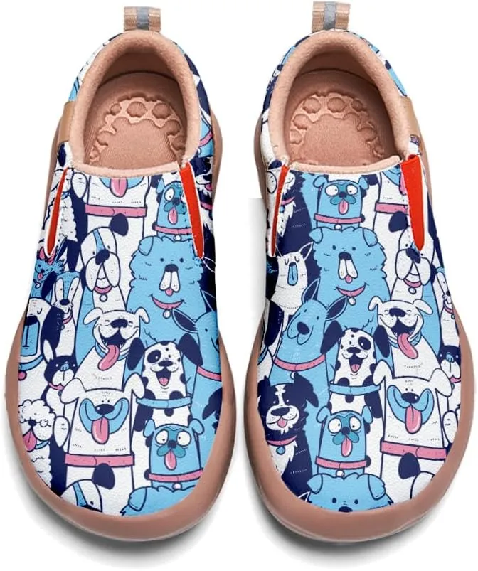 Women's Slip On Sneakers Casual Loafers Art Painted Comfort Soft Walking Shoes