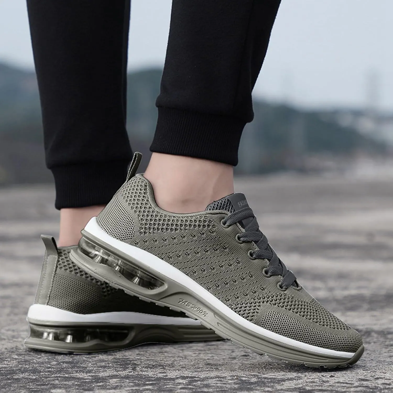 Womens Slip On Sneakers Lightweight Walking Tennis Shoes Casual Air Sneakers Non Slip Work Shoes Athletic Shoes