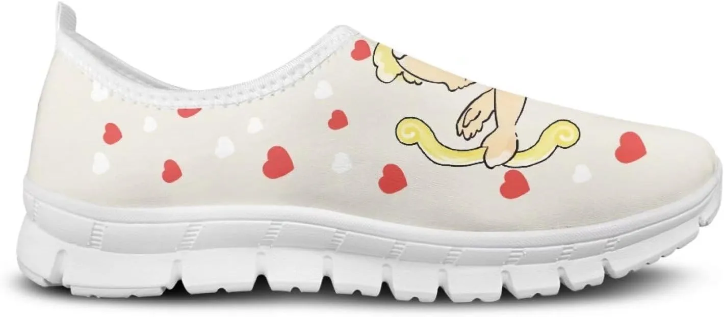 Womens Slip On Sneakers Trendy Casual Shoes for Women Non Slip Work Shoes