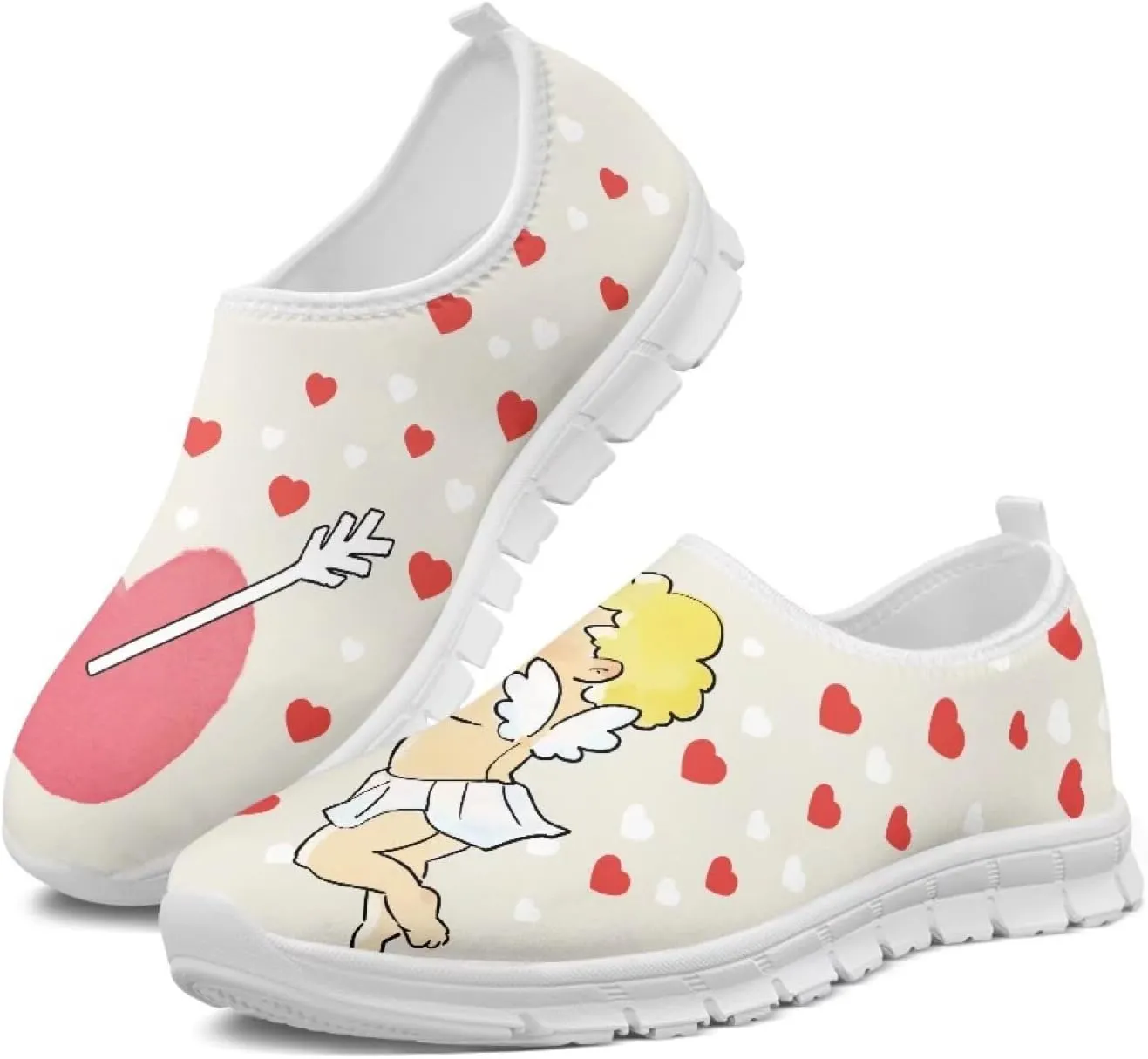 Womens Slip On Sneakers Trendy Casual Shoes for Women Non Slip Work Shoes