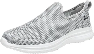 Womens Slip On Sneakers Women Walking Tennis Shoes Womens Tennis Shoes Wide Feet Ladies Shoes Casual Waterproof Sneakers White Tennis Shoe Loafers Shoe
