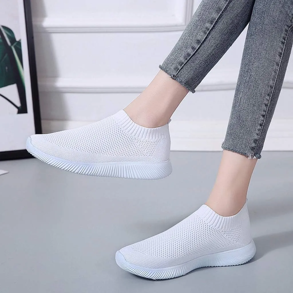 Women's Slip on Walking Shoes Tennis Lightweight Gym Womens Running Shoes Cute Shoes Casual Women Shoes Sneakers White Tennis Shoe Trainers Shoe
