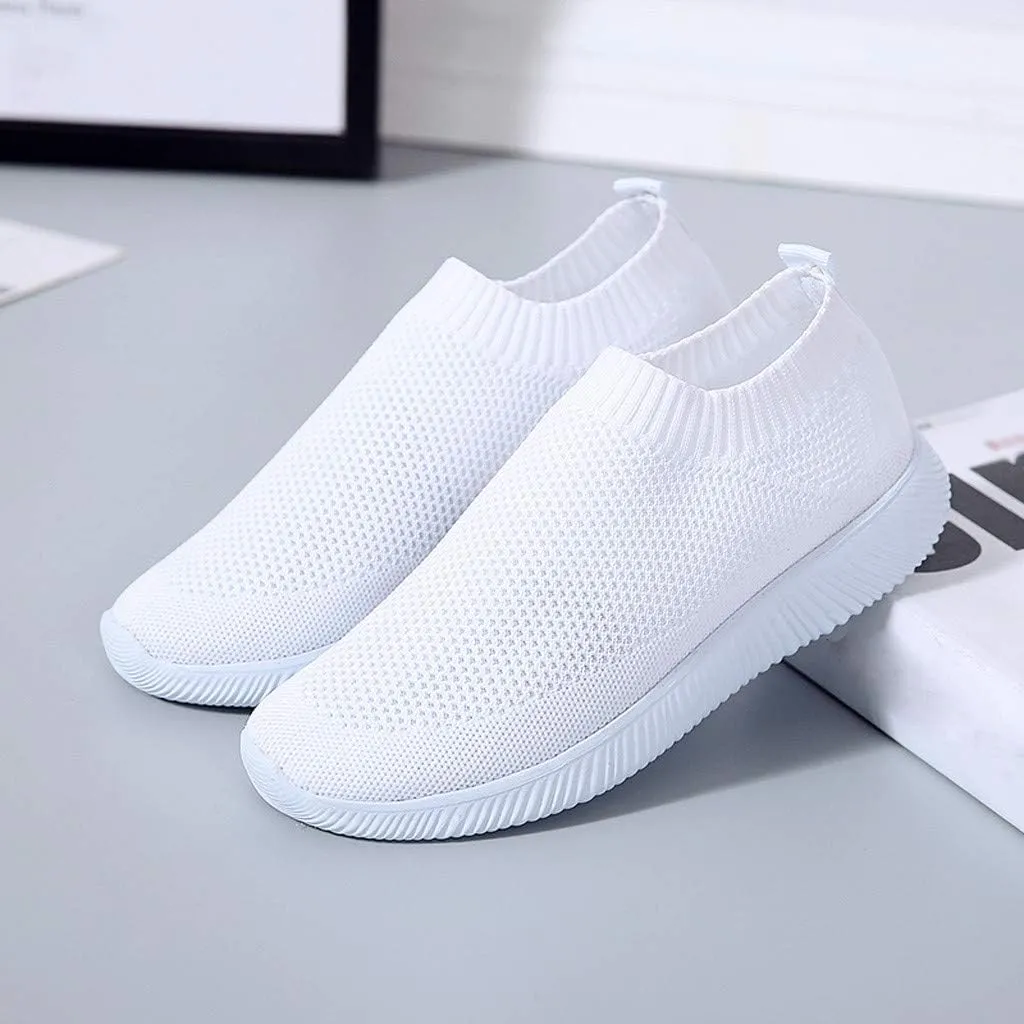 Women's Slip on Walking Shoes Tennis Lightweight Gym Womens Running Shoes Cute Shoes Casual Women Shoes Sneakers White Tennis Shoe Trainers Shoe