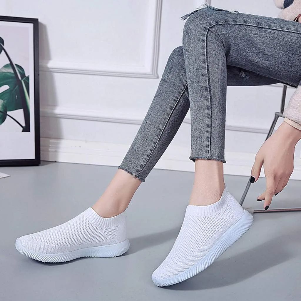 Women's Slip on Walking Shoes Tennis Lightweight Gym Womens Running Shoes Cute Shoes Casual Women Shoes Sneakers White Tennis Shoe Trainers Shoe