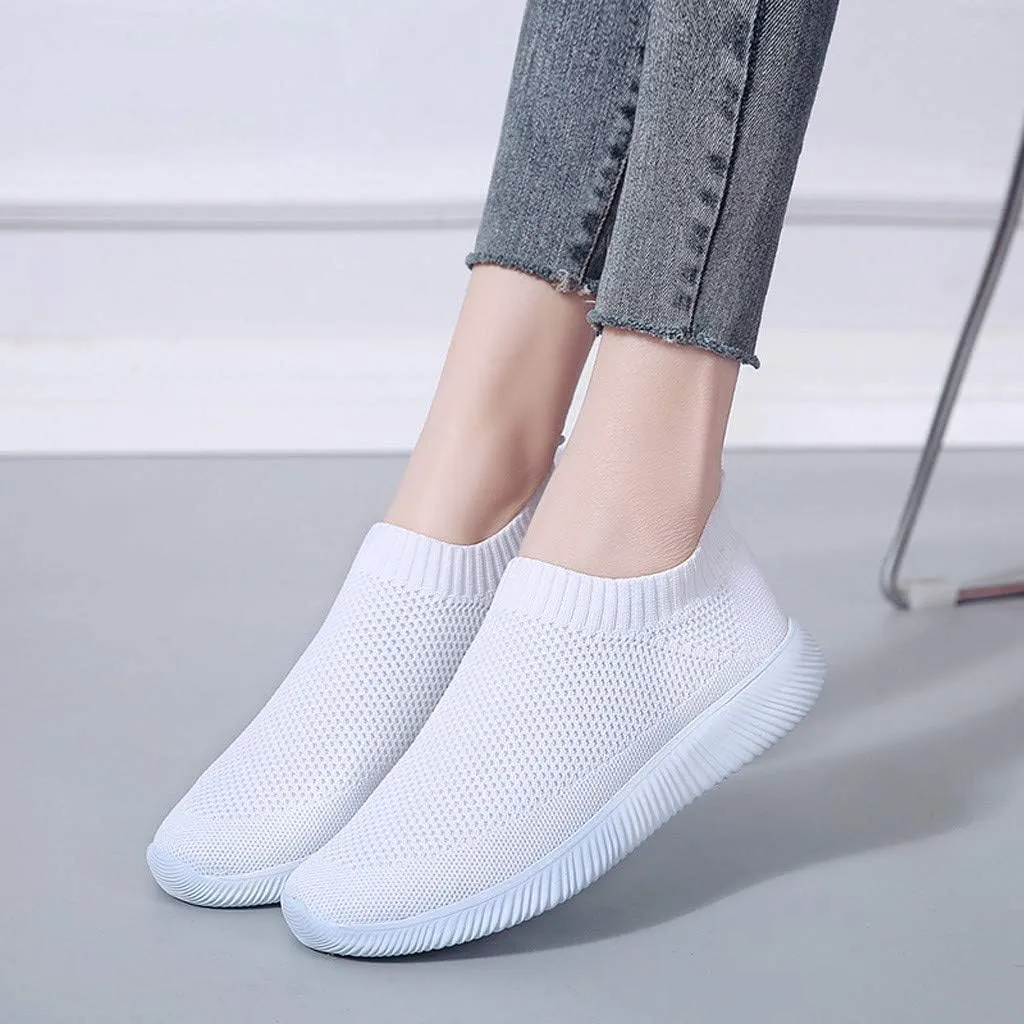 Women's Slip on Walking Shoes Tennis Lightweight Gym Womens Running Shoes Cute Shoes Casual Women Shoes Sneakers White Tennis Shoe Trainers Shoe