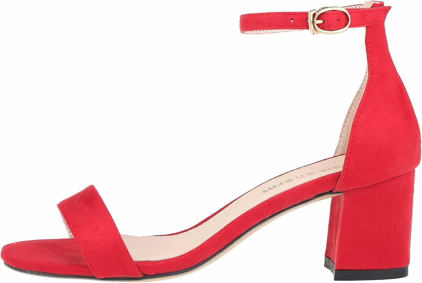 Women's Strappy Chunky Block Low Heeled Sandals 2 Inch Open Toe Ankle Strap High Heel Dress Sandals Daily Work Party Shoes