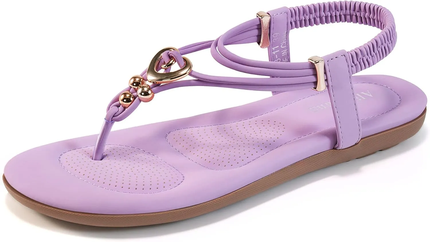 Women's Summer Sandals Beach Bohemian Beaded Ankle Walking Strap Casual Flip Flops Ladies Sexy Flats Comfortable Shoes